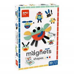 APLI - Spel Magnetisch Shapes 50 stuks