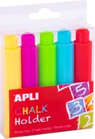 APLI - Krijthouders Ass Kleuren 5 stuks