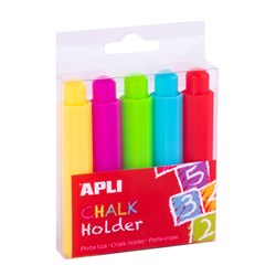 APLI - Krijthouders Ass Kleuren 5 stuks