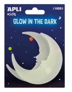 APLI - Stickers Glow In The Dark Manen 2 stuks