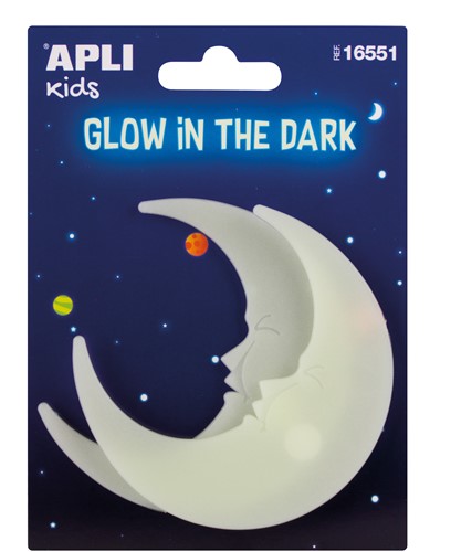 APLI - Stickers Glow In The Dark Manen 2 stuks
