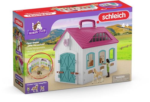 Schleich Horse Club Open Stable Little Horseshoe-2