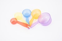 Tickit Doorschijnende Kleur Maatbekers - Pk5-3