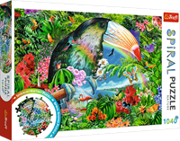 Trefl 1040SP - Spiral Puzzle - Tropical animals