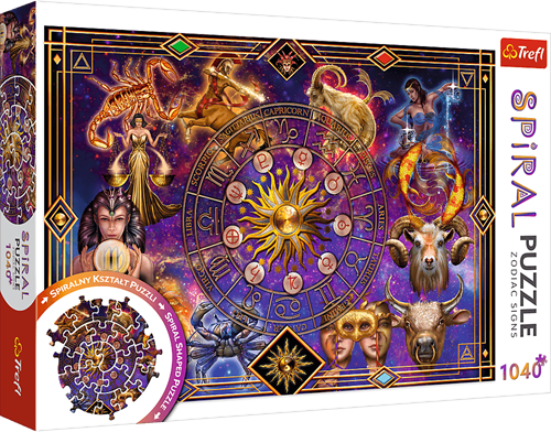 Trefl 1040SP - Spiral Puzzle - Zodiac signs