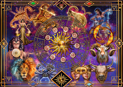 Trefl 1040SP - Spiral Puzzle - Zodiac signs-2