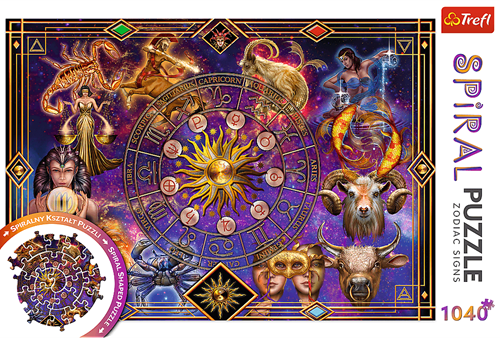 Trefl 1040SP - Spiral Puzzle - Zodiac signs-3
