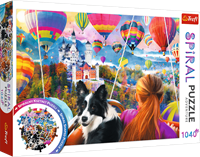 Trefl 1040 - Spiral Puzzle - Balloon Festival