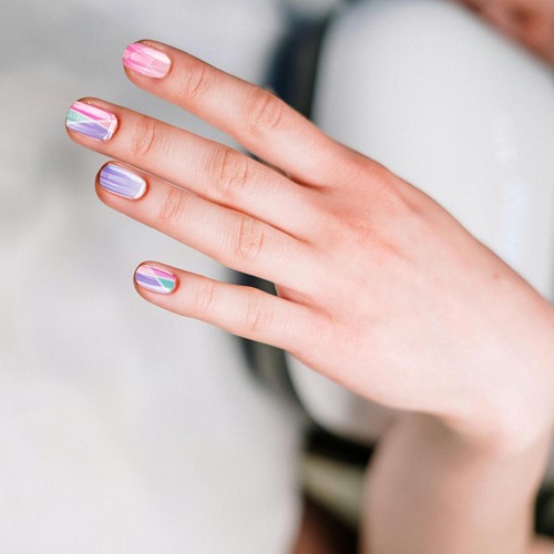 Nice - CDU 24 pcs Pink It Press On Nails-2