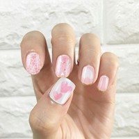 Nice - CDU 24 pcs Pink It Press On Nails-3