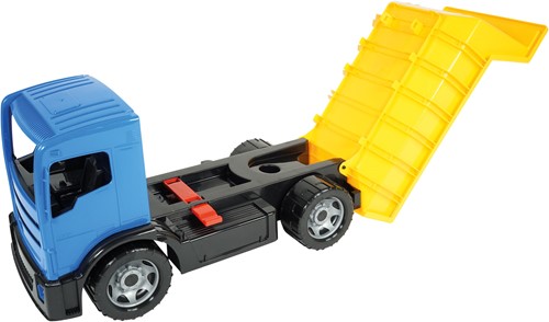 Lena GIGA TRUCKS Dump Truck 61cm Blauw/Rood Assorti-3