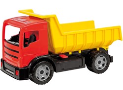 Lena GIGA TRUCKS Dump Truck 61cm Blauw/Rood Assorti