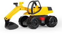 Lena GIGA TRUCKS Graafmachine Pro Zwart / Geel 63cm