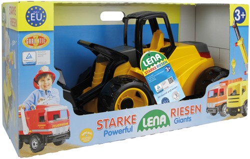 Lena GIGA TRUCKS Shovel Pro Zwart / Geel 67cm-2