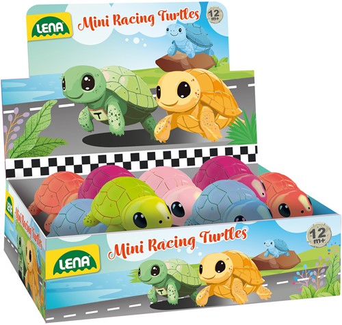 Lena Display Racende Schildpadden 5-assorti
