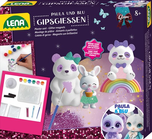 Lena Gips Gieten Glitter Figuren Knutselset