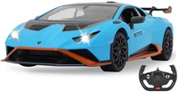 Jamara - Lamborghini Huracán STO 1:14 blue 2,4GHz Manual door-3