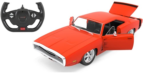 Jamara - Dodge Charger R/T 1970 1:16 red 2,4GHz Manual door
