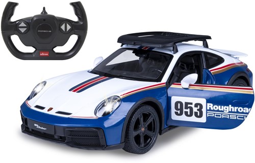 Jamara - Porsche 911 Dakar Performance 1:14 blue 2,4GHz door manual