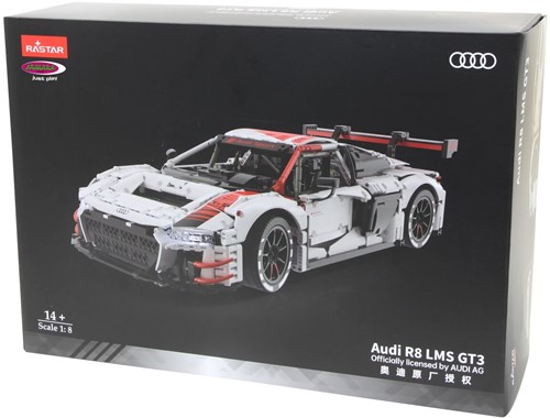 Jamara - Audi R8 LMS GT3 1:8 white Bricks-2
