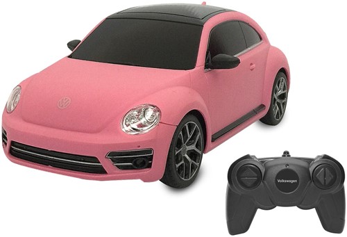 Jamara - VW Beetle 1:24 pink/red 2,4GHz UV Photochromic Series-3