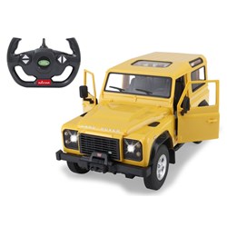 Jamara - Land Rover Defender 1:14 yellow 2,4GHz Manual door