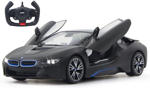 Jamara - BMW I8 1:14 black 2,4GHz Door remote-controlled