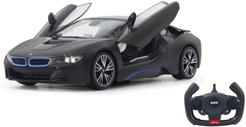 Jamara - BMW I8 1:14 black 2,4GHz Door remote-controlled-3