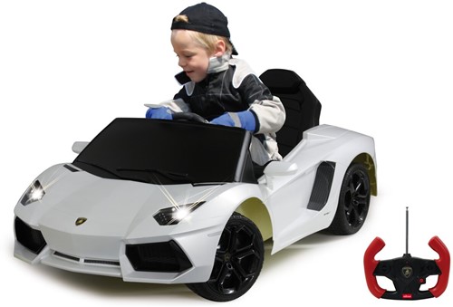 Jamara - Ride-on Lamborghini Aventador white 40MHz 6V