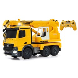 Jamara - Heavy-Duty Crane Mercedes-Benz Arocs Liebherr 1:20 2,4 GHz