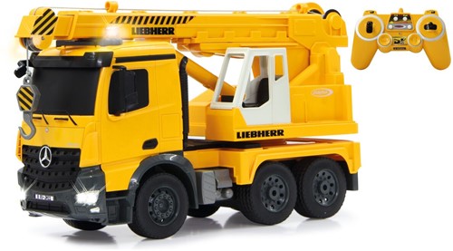 Jamara - Heavy-Duty Crane Mercedes-Benz Arocs Liebherr 1:20 2,4 GHz