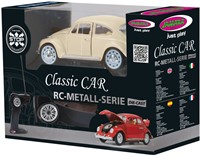 Jamara - VW Beetle RC Diecast 1:18 creme white 27MHz-2