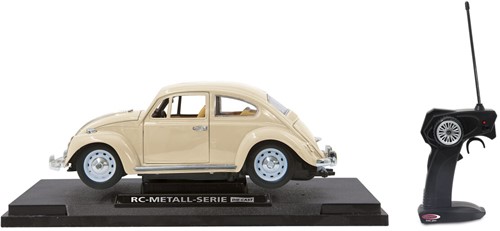 Jamara - VW Beetle RC Diecast 1:18 creme white 27MHz-3