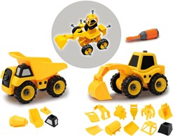 Jamara - Construction Vehicles Set 9in2