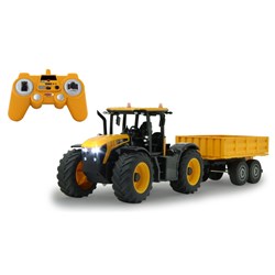Jamara - JCB Fastrac Traktor with tipping trailer 2,4GHz
