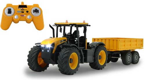Jamara - JCB Fastrac Traktor with tipping trailer 2,4GHz