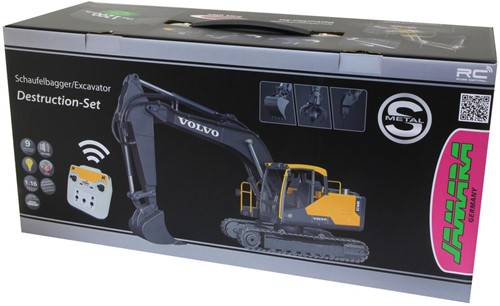 Jamara - Digger Volvo EC160E Metal 1:16 2,4GHz Destruction-Set-2