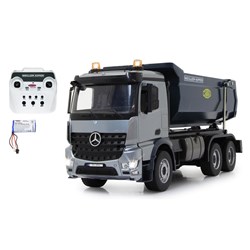 Jamara - Dump truck Mercedes Benz Arocs 1:20 Metal Meiller 2,4GHz