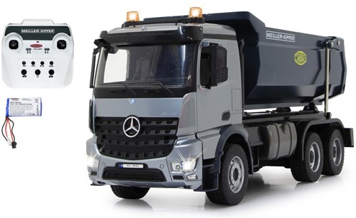 Jamara - Dump truck Mercedes Benz Arocs 1:20 Metal Meiller 2,4GHz
