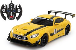 Jamara - Mercedes-Benz AMG GT3 1:14 yellow 2,4GHz transformable