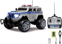 Jamara - Police amored car Monstertruck 1:12 27MHz LED incl. Battery & Charger-3