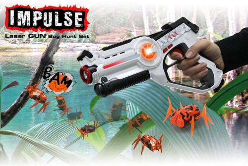 Jamara - Impules Laser Gun Bug Hunt Set white/orange