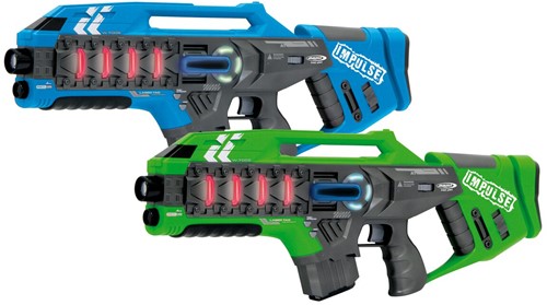 Jamara - Impulse Laser Gun Rifle Set blue/green-3