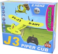 Jamara - Piper J3-CUB Plane 2,4 GHz Gyro 2CH-2