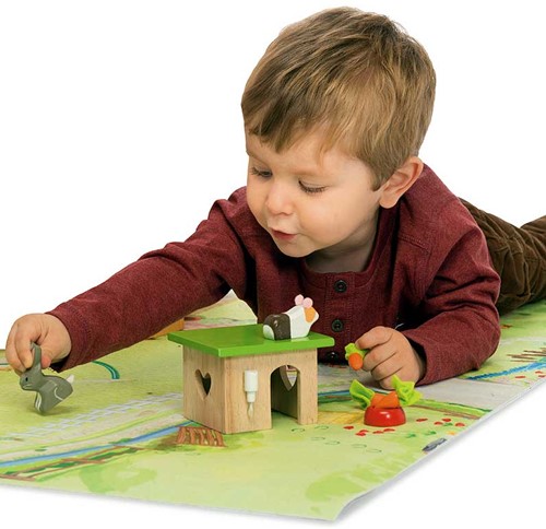 LTV - Bunny & Guinea Pet Animal Set - FSC 100%
