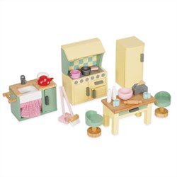 LTV - Wooden Dolls house Kitchen Furniture - FSC 100%
