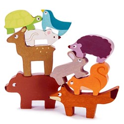 LTV - Woodland Stacking Forest Animals & Bag - FSC 100%
