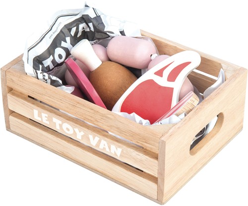 LTV - Butchers Meat Wooden Market Crate - FSC 100%