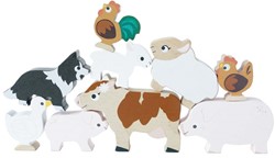 LTV - Farmyard Stacking Animals & Bag - FSC 100%