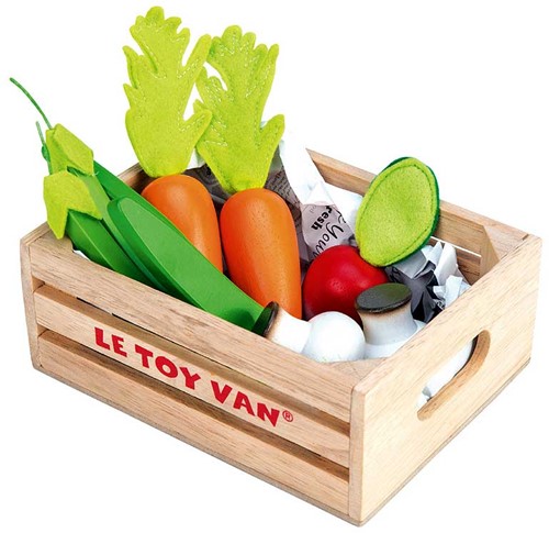 LTV - Harvest Vegetables Wooden Food Crate - FSC 100%